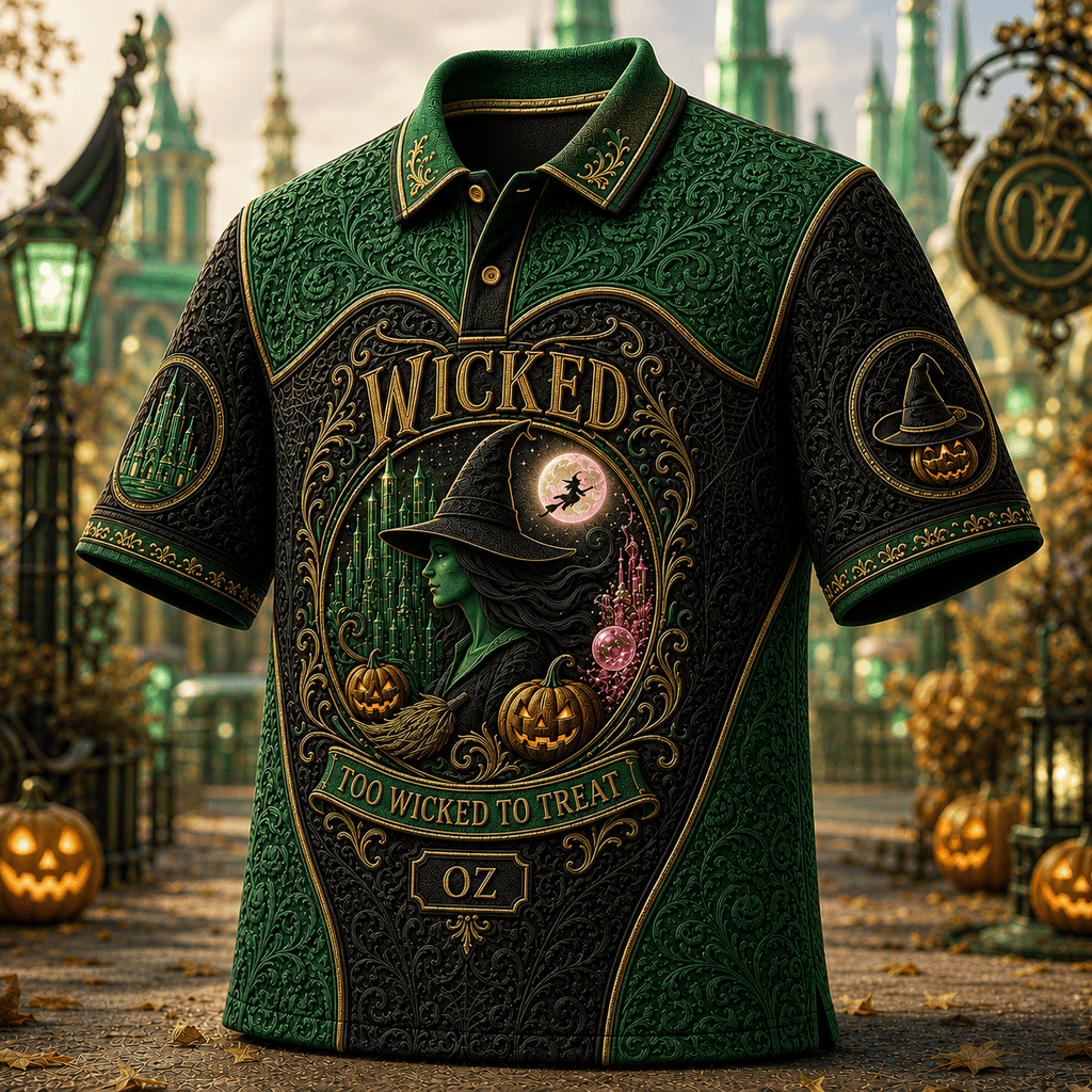 PREMIUM WCKD EMBOSS POLO SHIRT HQH