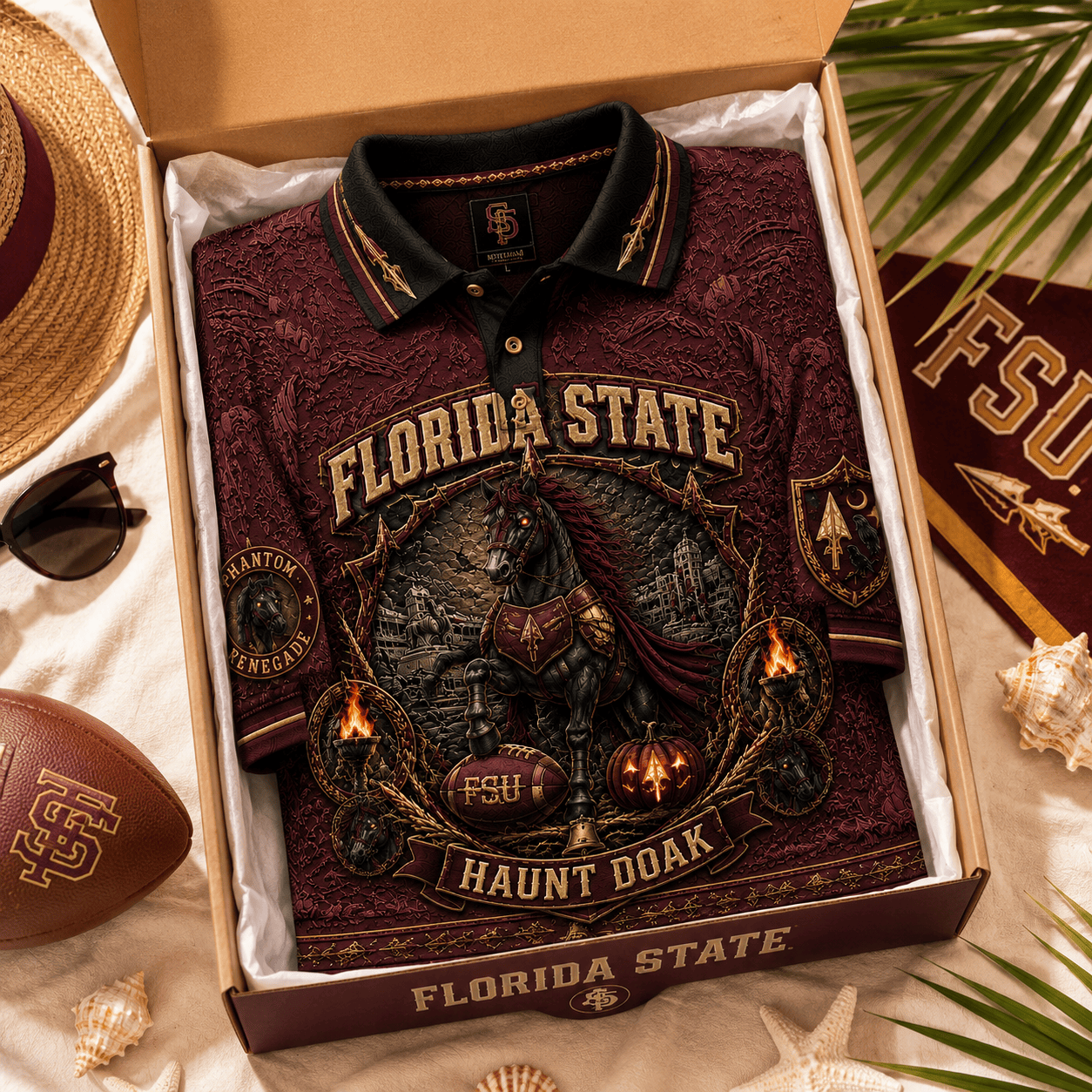 PREMIUM FSS EMBOSS POLO SHIRT NTNA