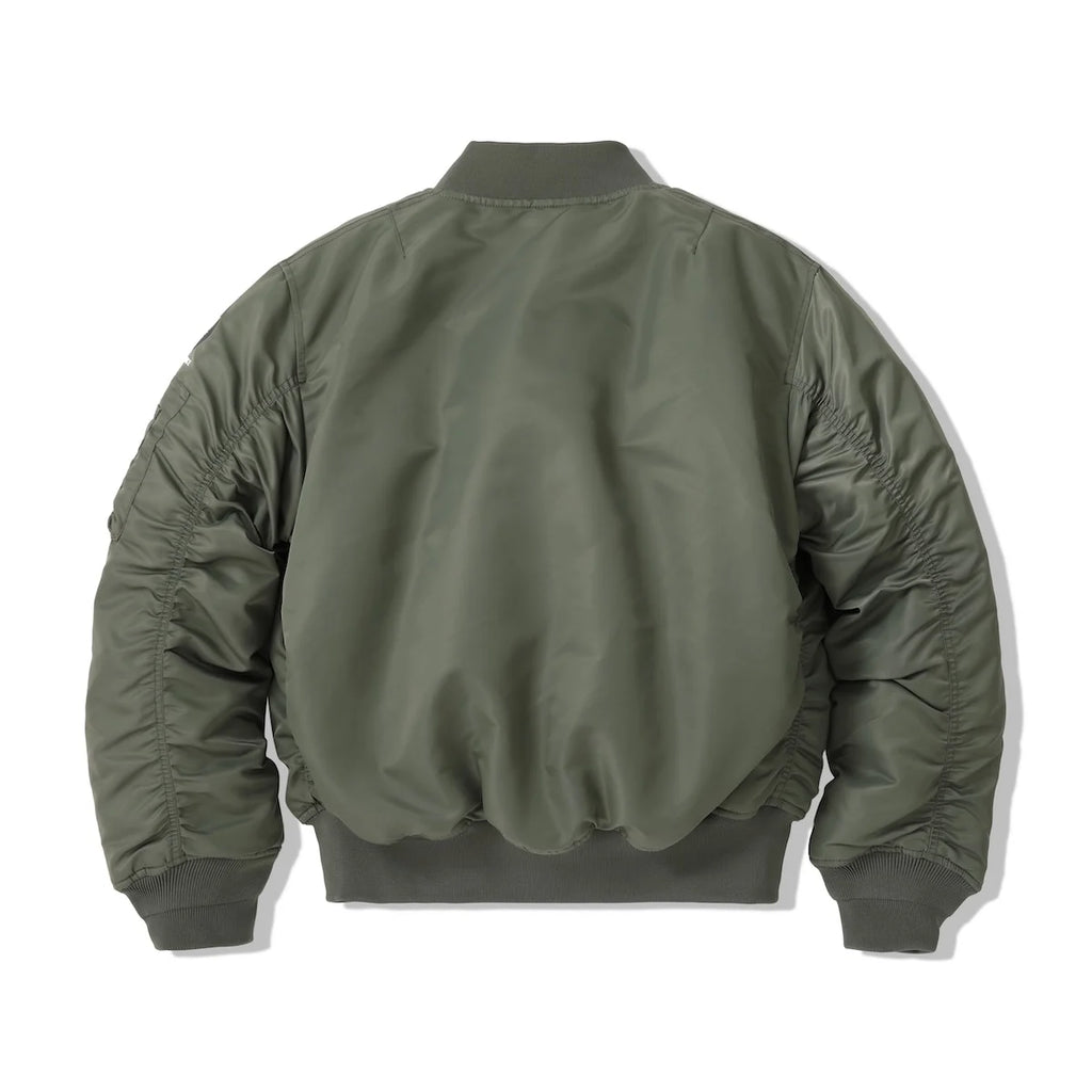 WII USAF William Gibson 2025 MA-1 Sage Green Winter Coat Pilot Nylon VTG Padded L2B Vintage JAPAN Bomber Flight Jacket For Men